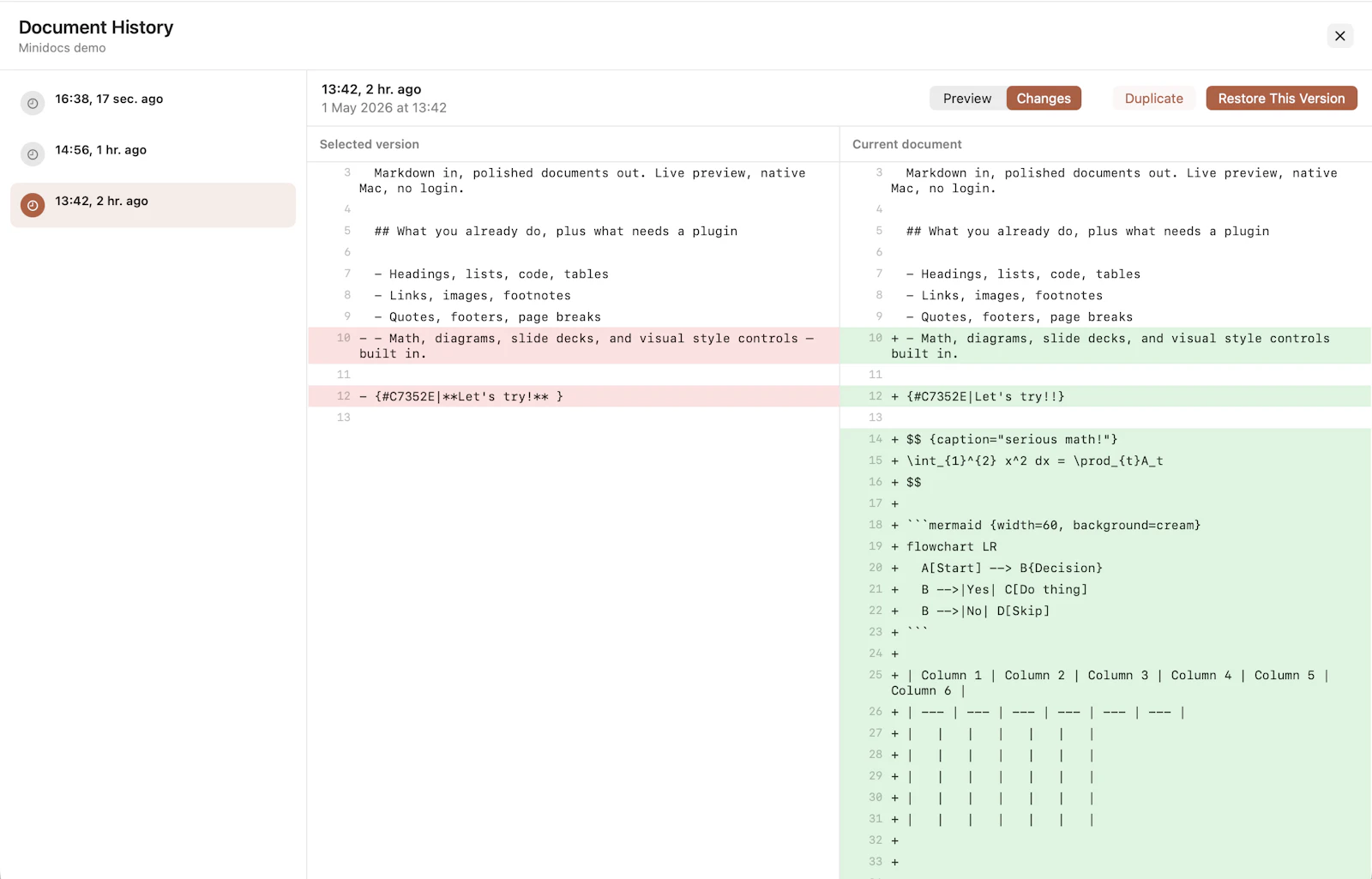 Minidocs screenshot 3
