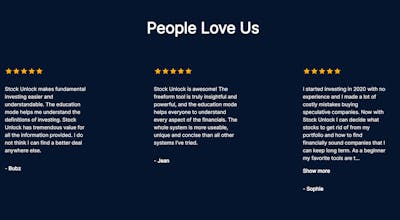 Stock Unlock gallery image