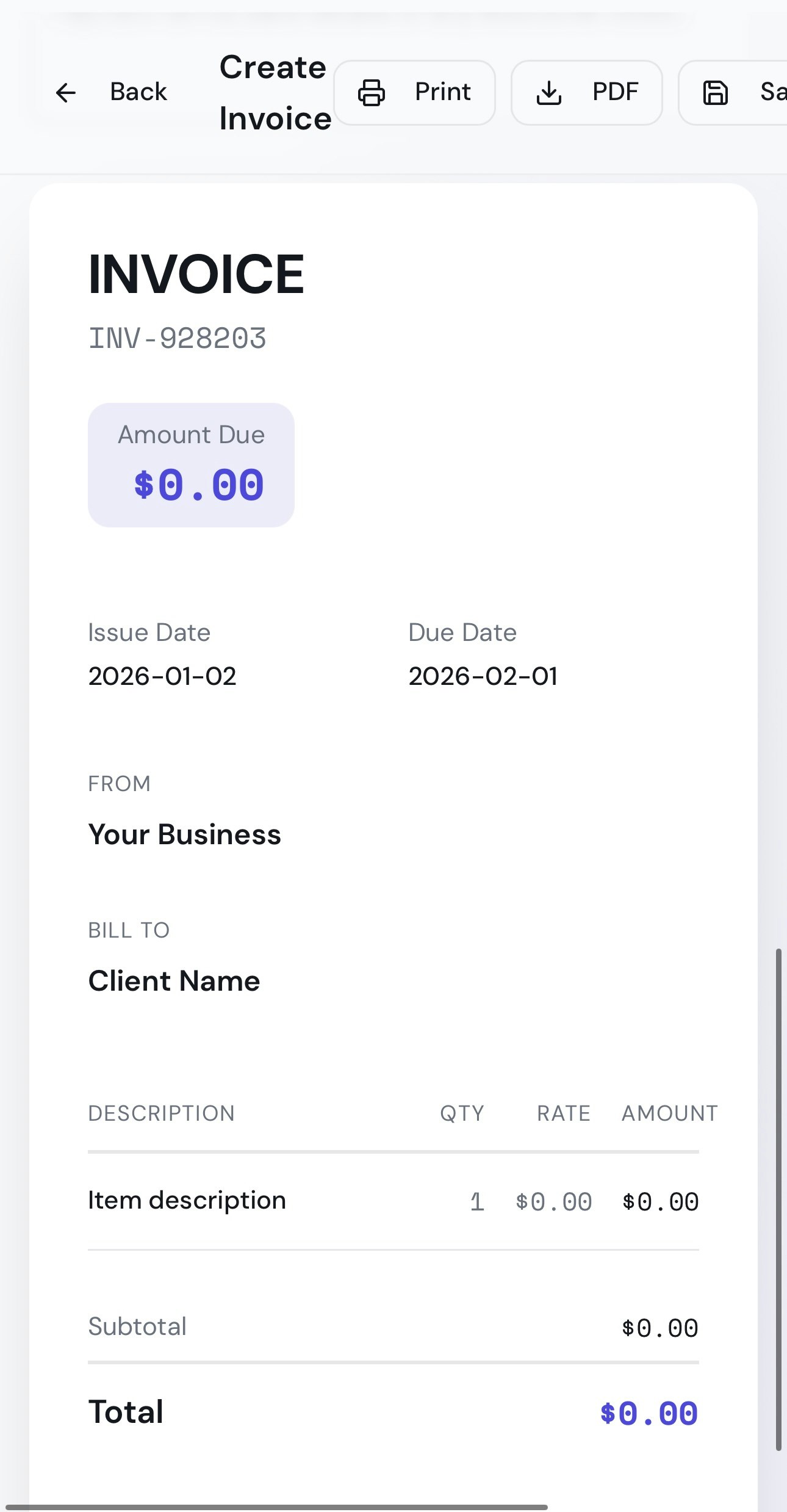 InvoiceFlow - Screenshot 4 showing product features and functionality