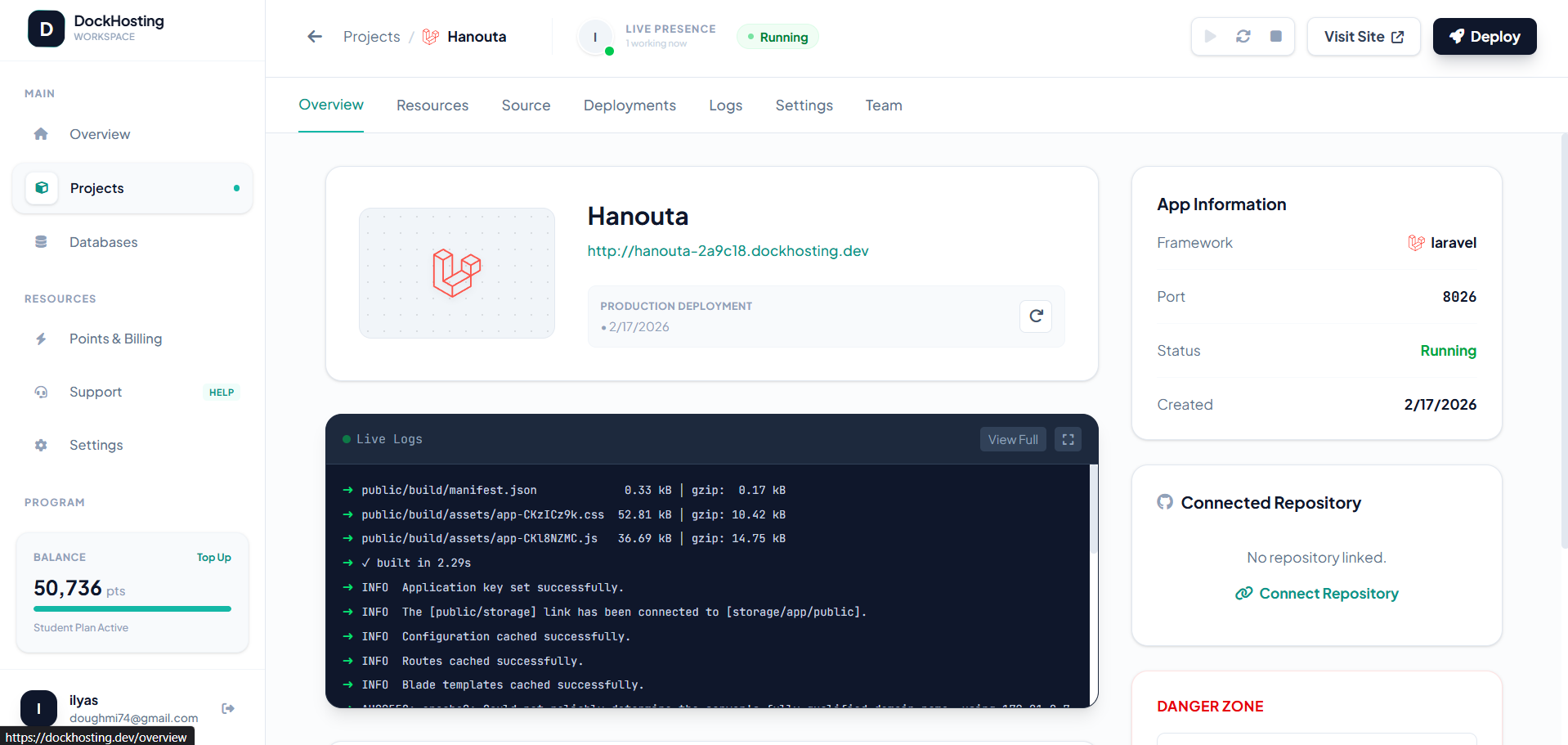 Dock Hosting gallery image