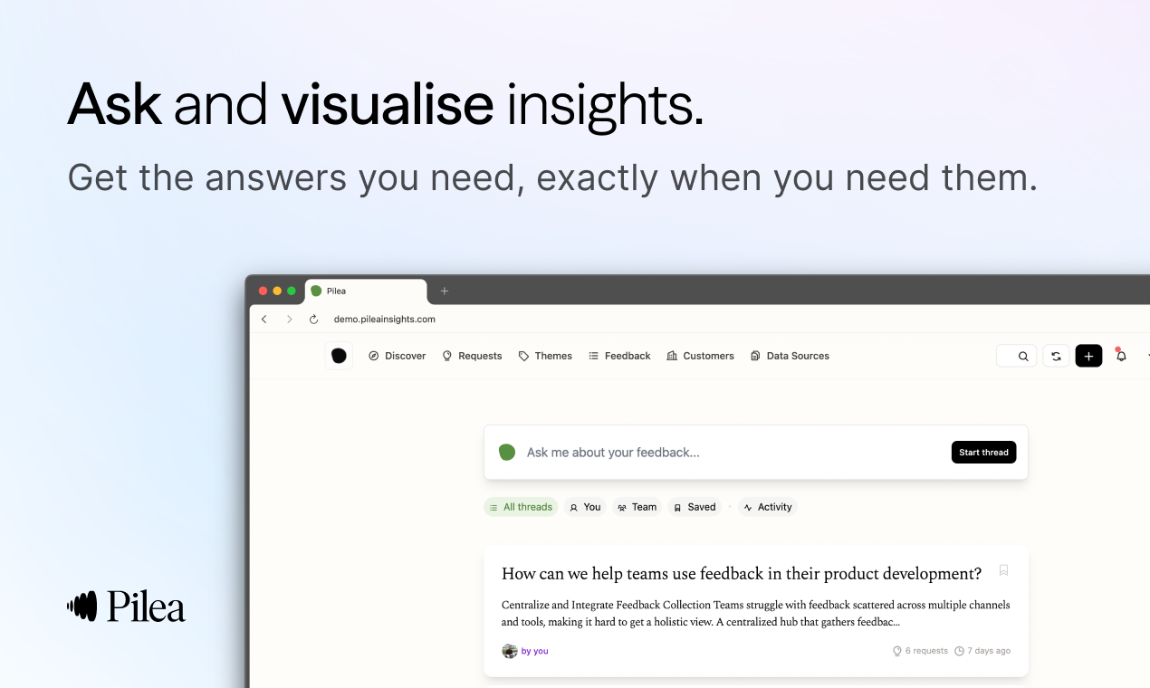 Pilea Insights - Your next move is hiding in your feedback. media 3