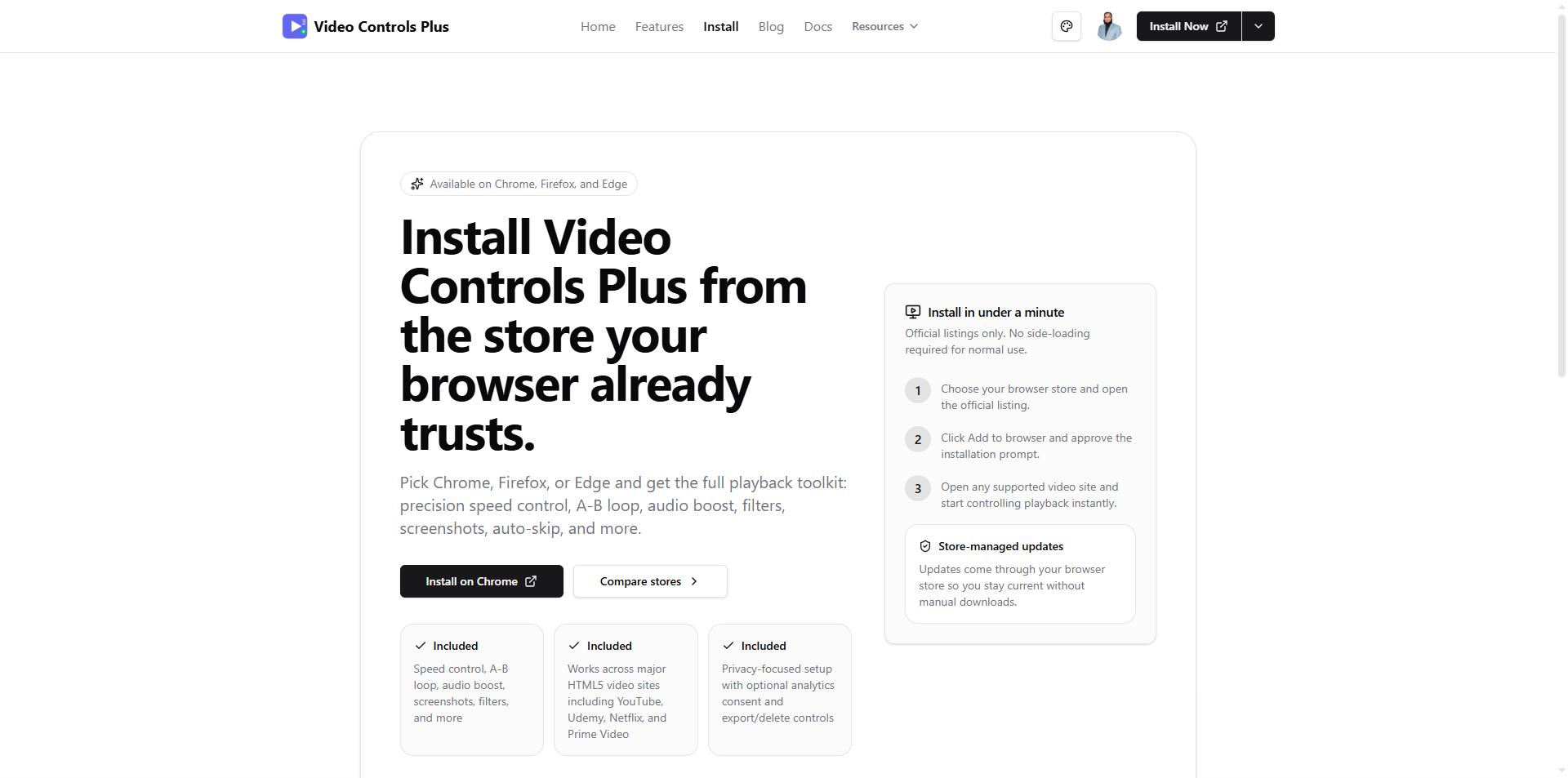 Video Controls Plus gallery image