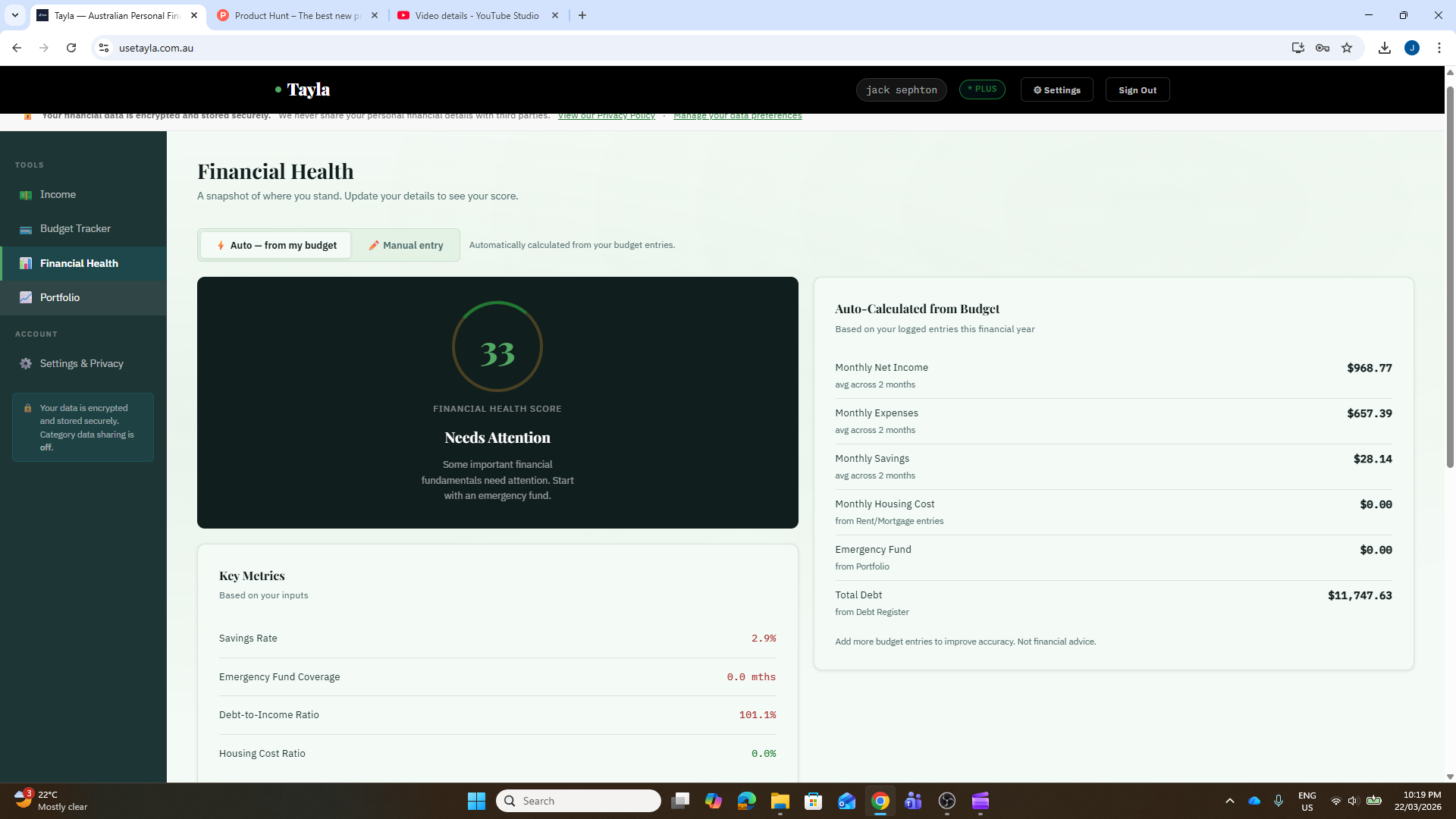 Tayla — Australian Personal Finance gallery image