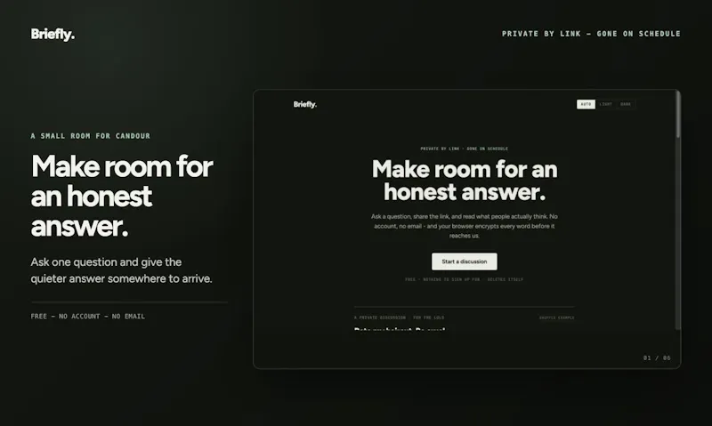 Briefly screenshot 2