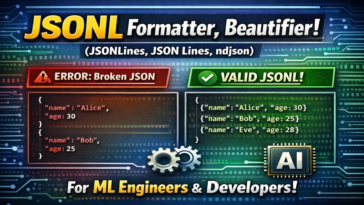 Quick JSONL Formatter  gallery image