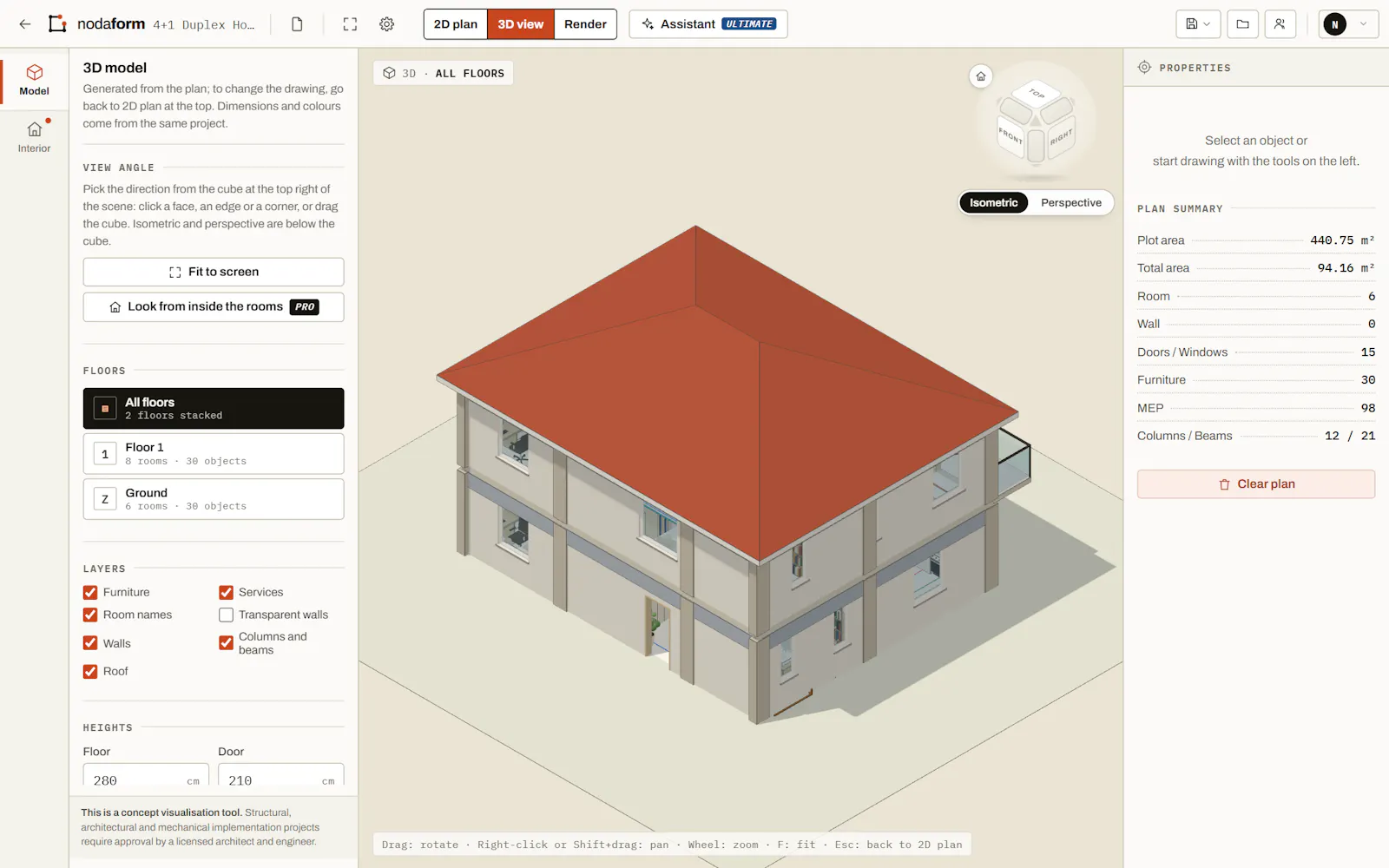 Nodaform screenshot 2
