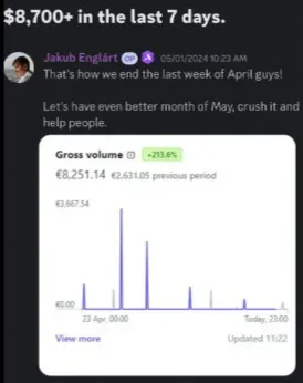 FIRST CUSTOMER System screenshot