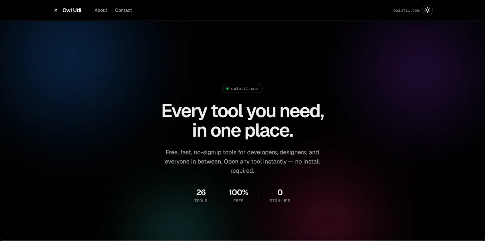 Owl Util screenshot 1