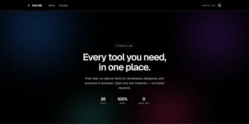 Owl Util screenshot 1