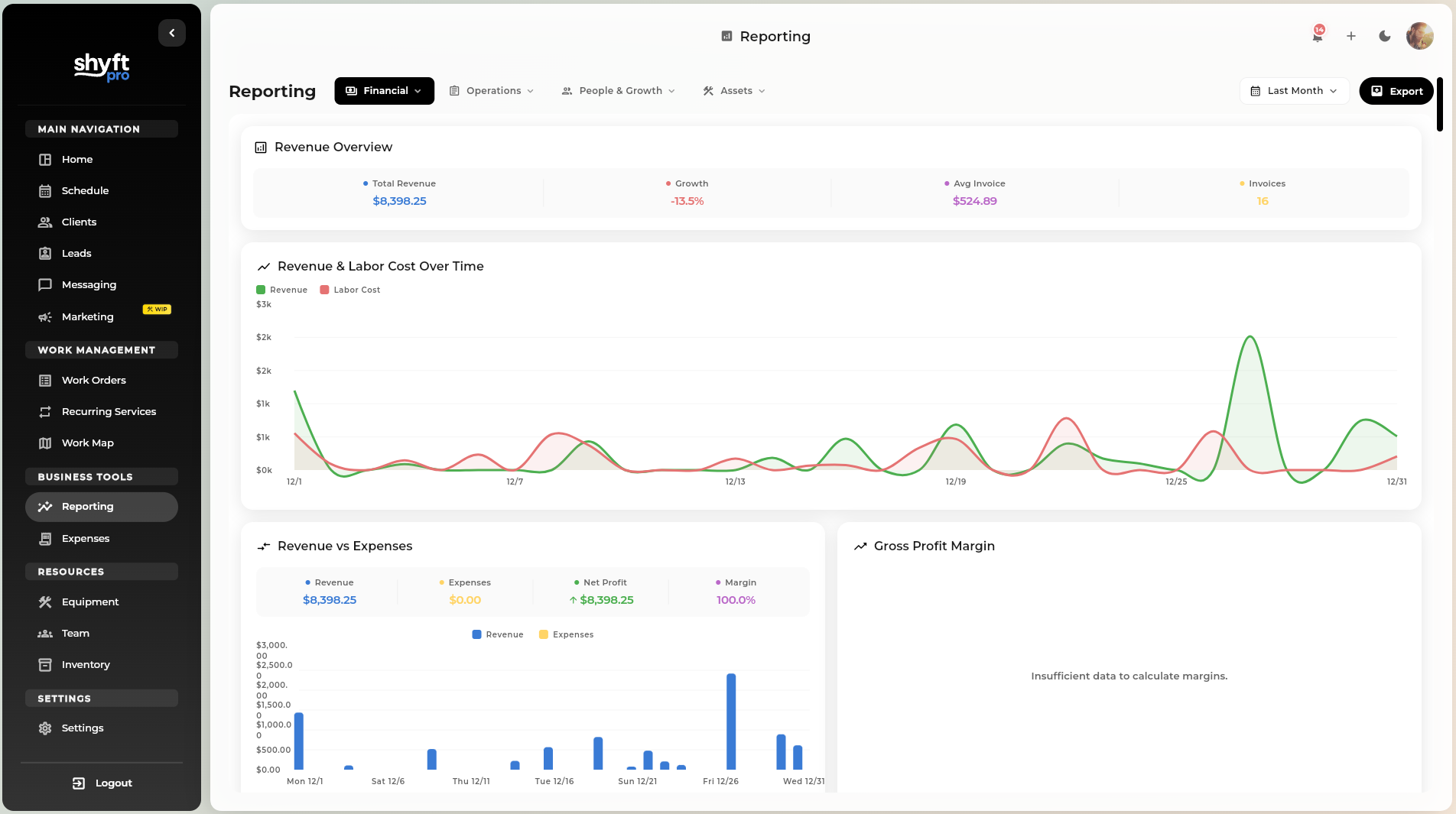 Shyft Pro - Main product screenshot demonstrating key features and user interface