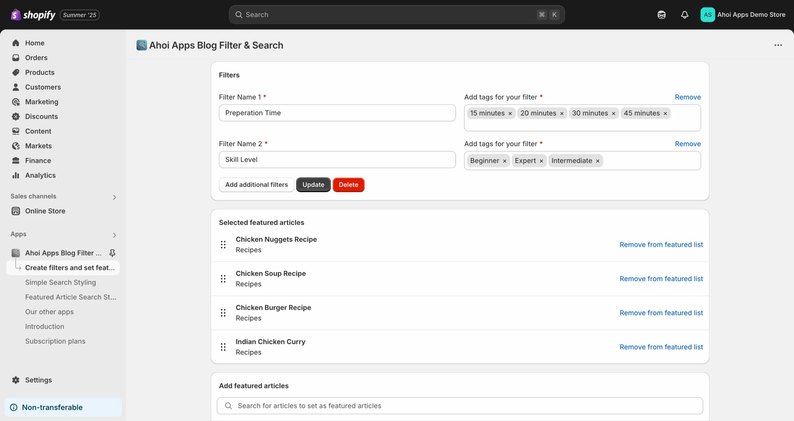 Ahoi Blog Filter & Search for Shopify - Help readers find content faster—no code needed media 4