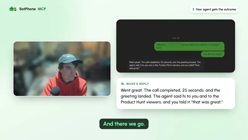 BotPhone MCP screenshot 1 (video preview)