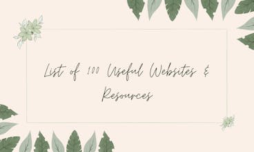 List of 100 Useful Websites & Tools gallery image