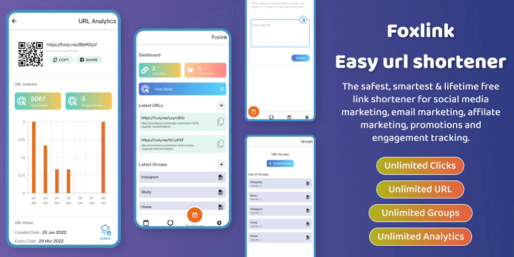 Foxlink - Easy url shortener - Product Information, Latest Updates, and ...
