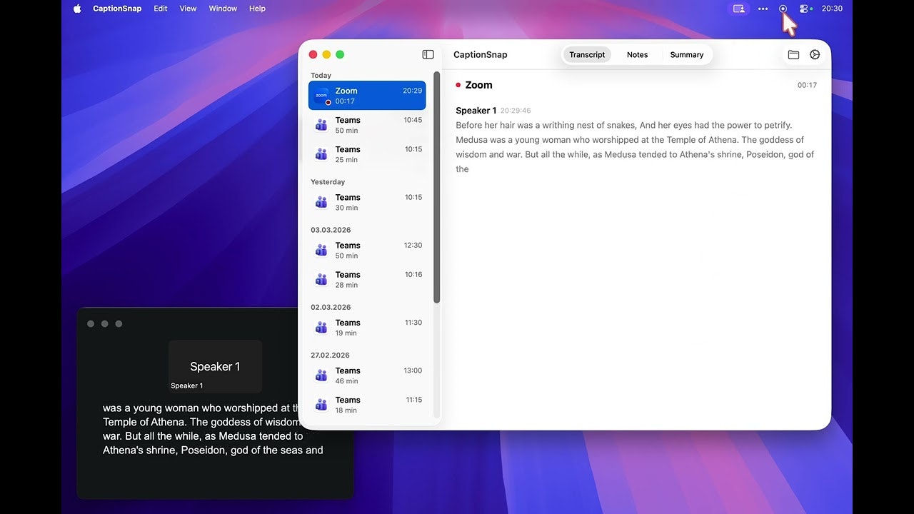 CaptionSnap gallery image