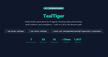 Product Hunt Launch — TealTiger v1.2 gallery image