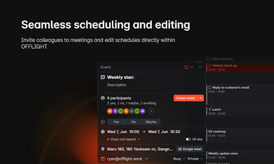 檢查網址,解答數學,安排行程【ProductHunt 每周精選工具#009】 11 OFFLIGHT 畫面預覽#02