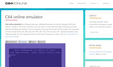 C64 online games gallery image