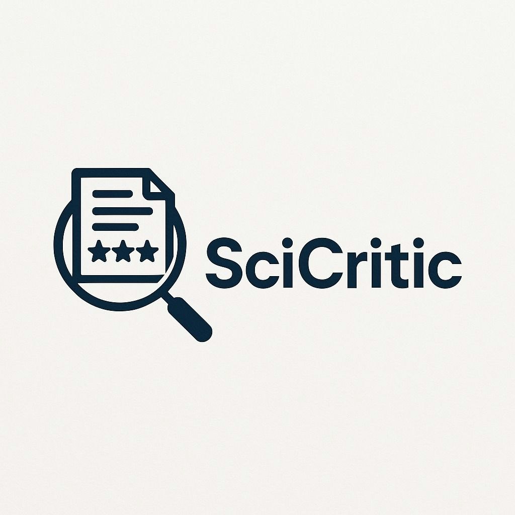 SciCritic - Main product screenshot demonstrating key features and user interface