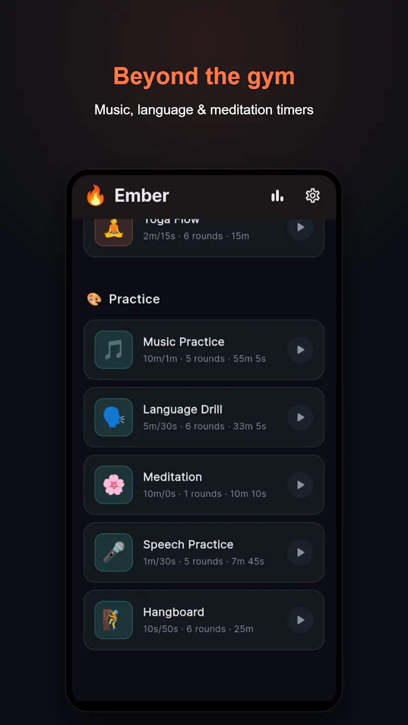 Ember: Interval Timer & Focus screenshot 10
