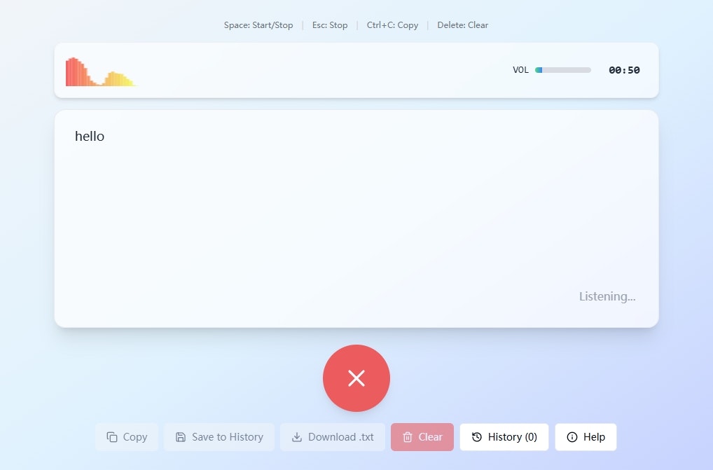 Voxly - Vrije meningsuiting naar teksttool media 3