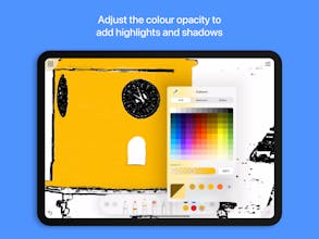 South of France Colouring Book App gallery image