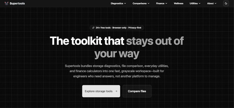 Supertools screenshot 1