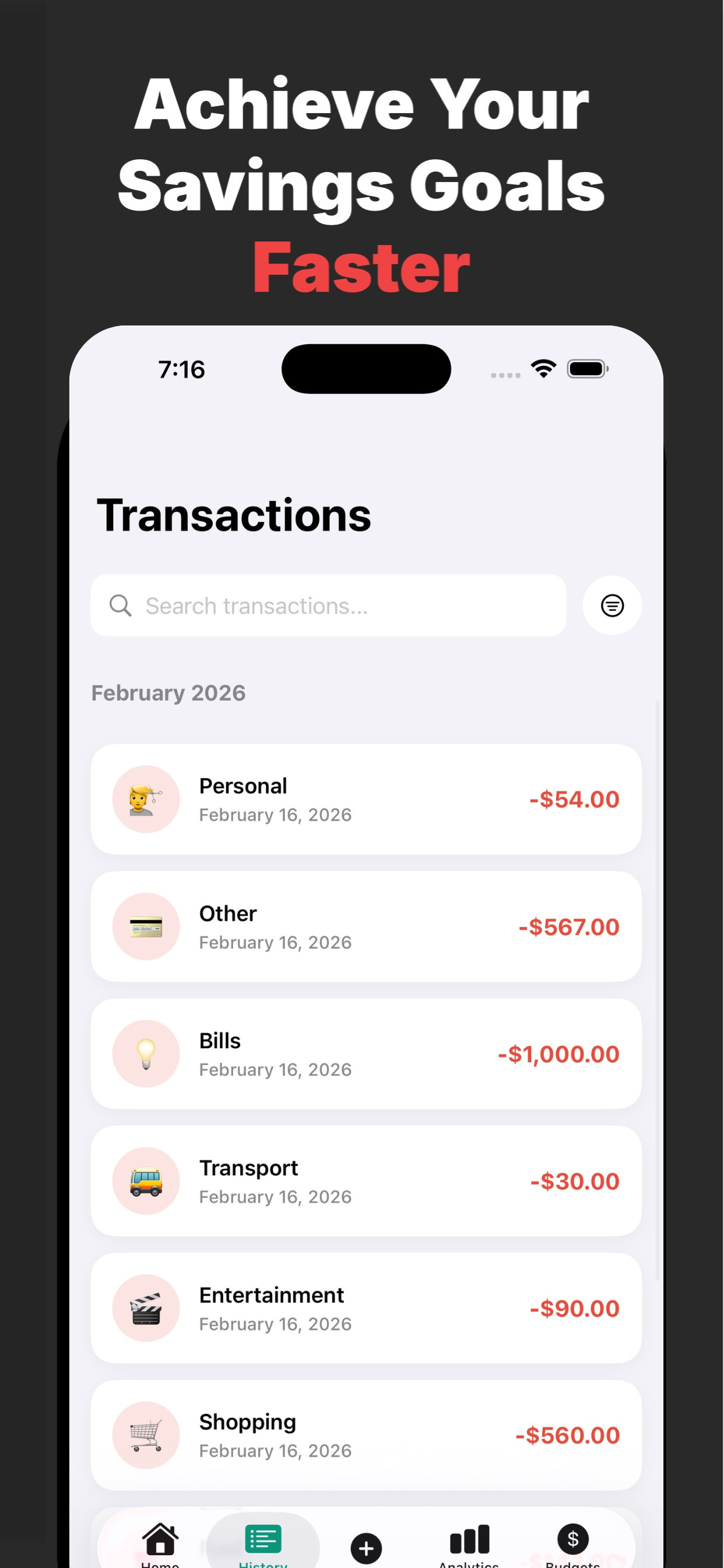 Pocketra: Budget Tracker gallery image