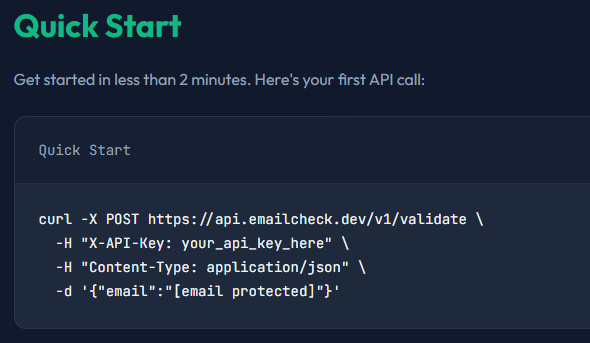 EmailCheck.dev media 3