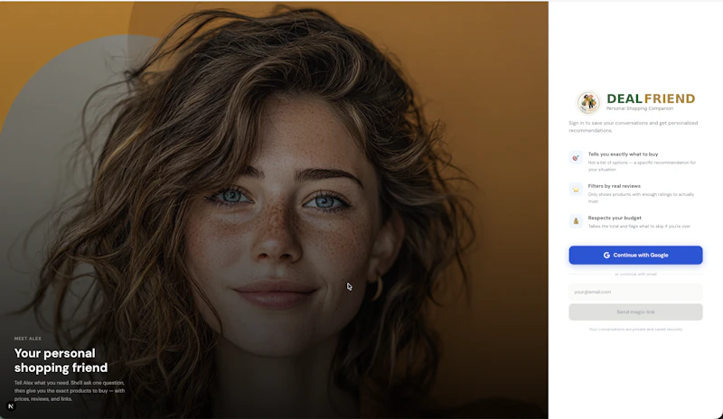 DealFriend — Personal Shopping Companion screenshot 4
