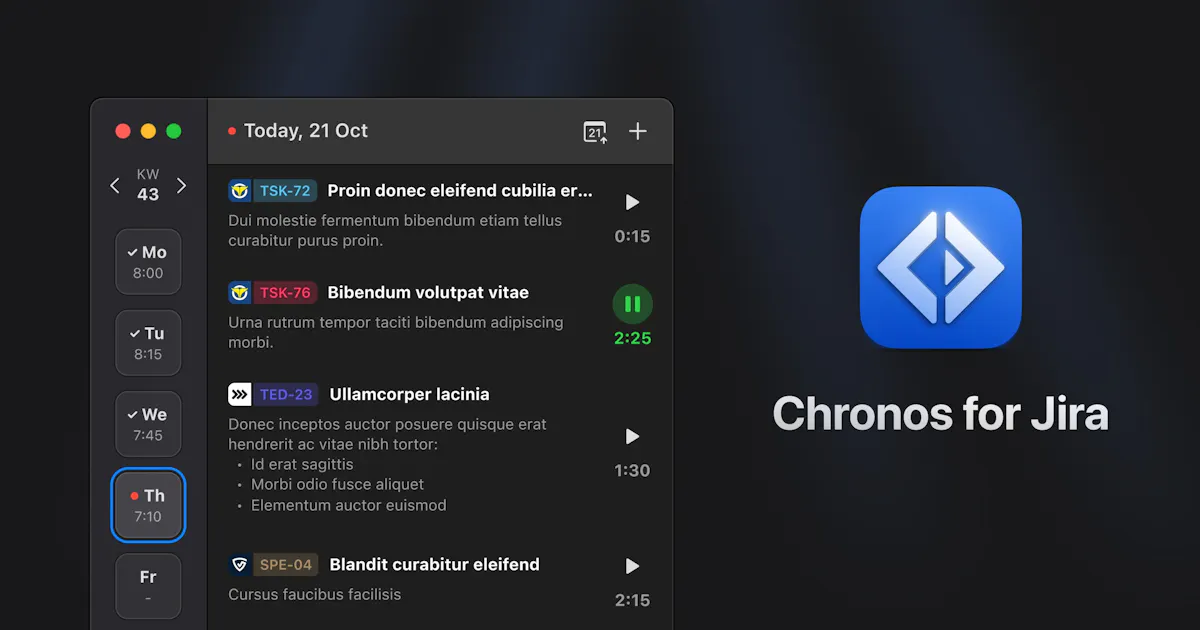 Chronos for Jira