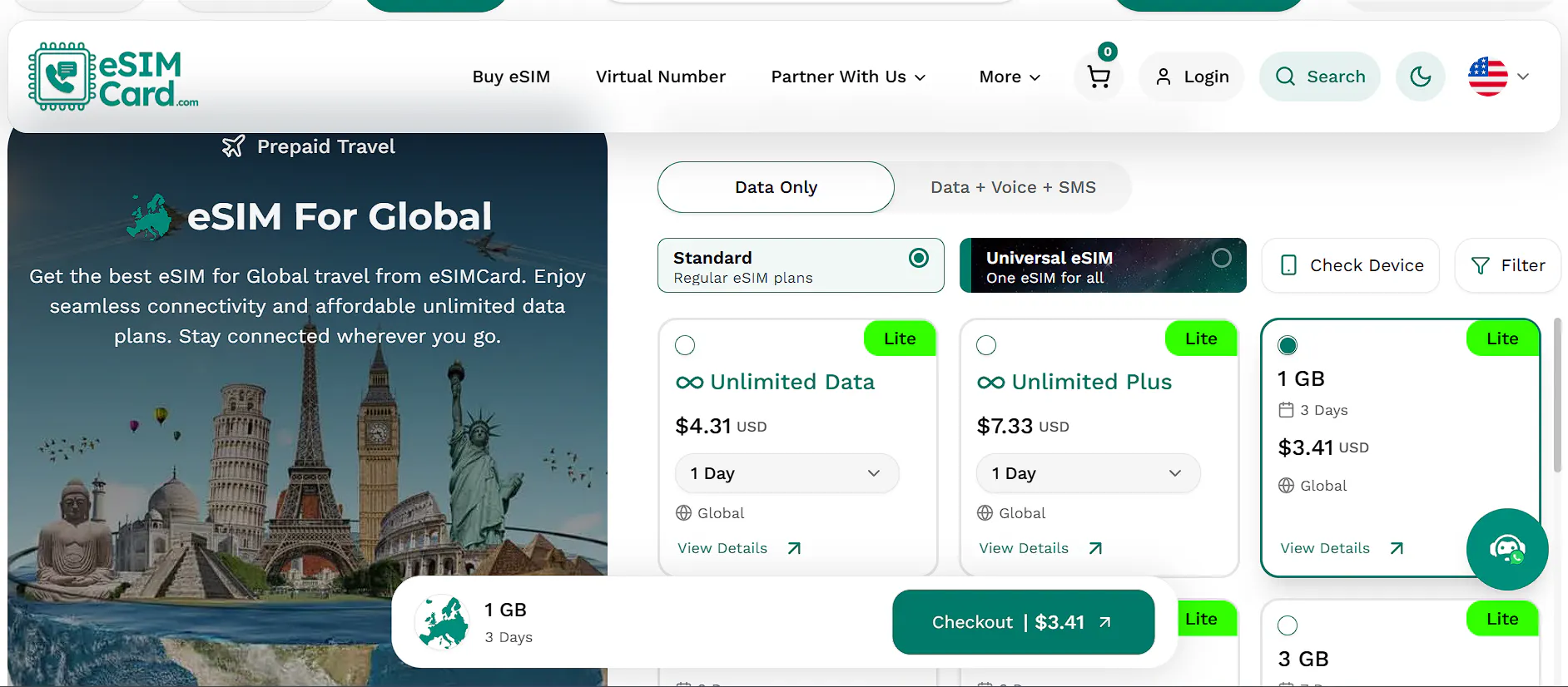 esimcard gallery image