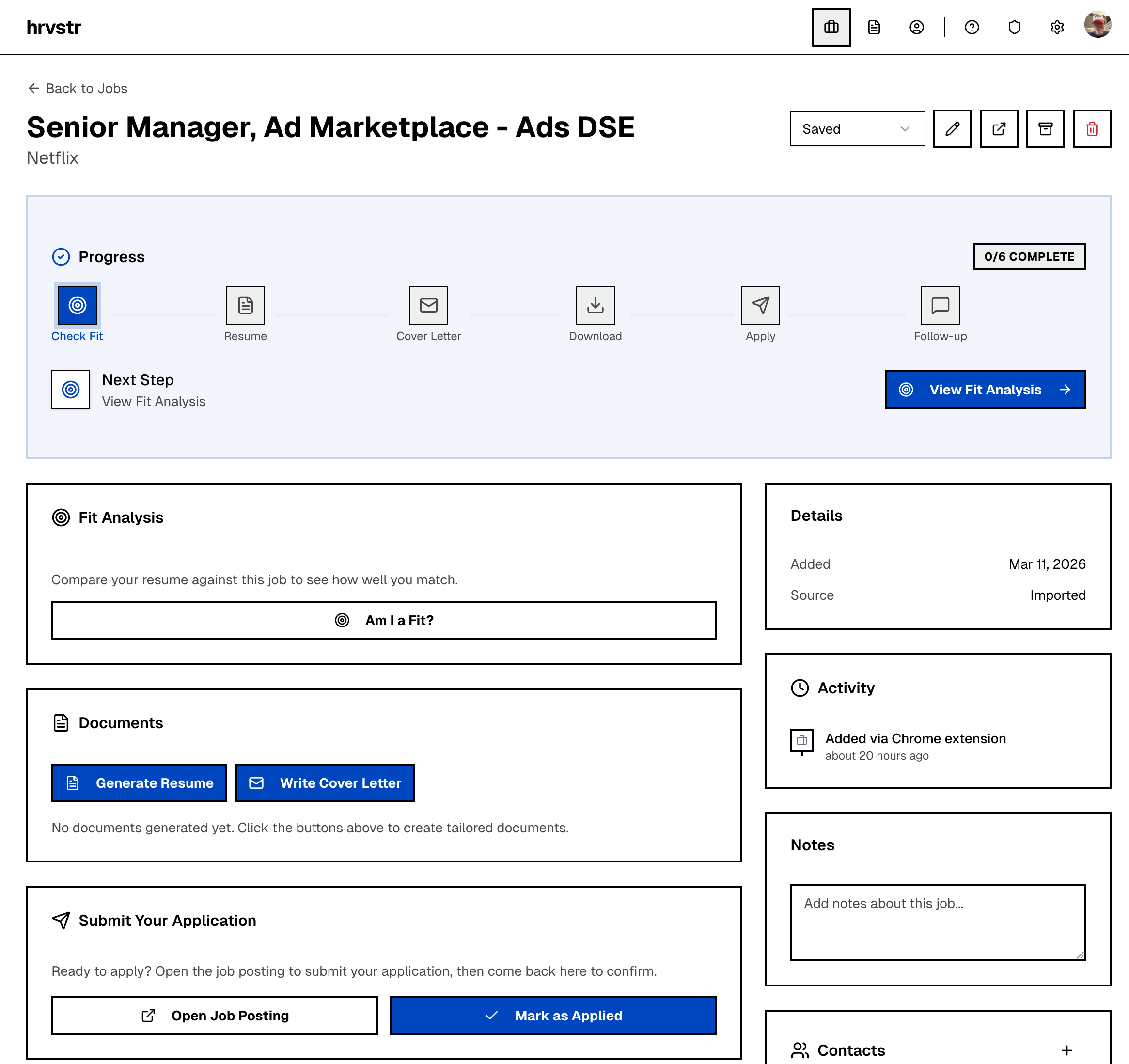 hrvstr - Screenshot 3 showing product features and functionality