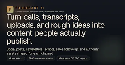 ForgeCast AI gallery image