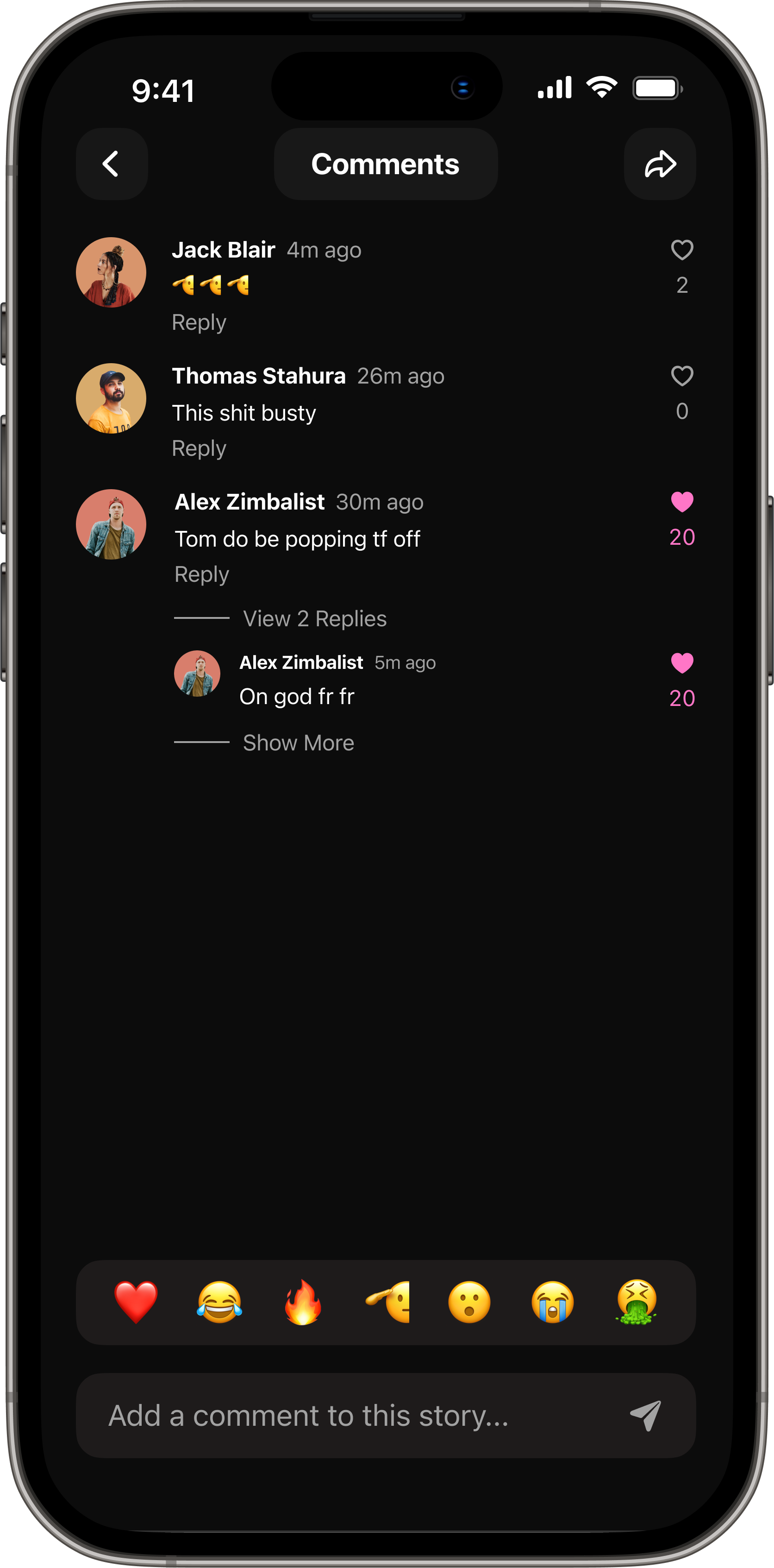 Média Fiction - AI Médias sociaux - La première application de médias sociaux avec un contenu personnalisé a fait de l'IA 5