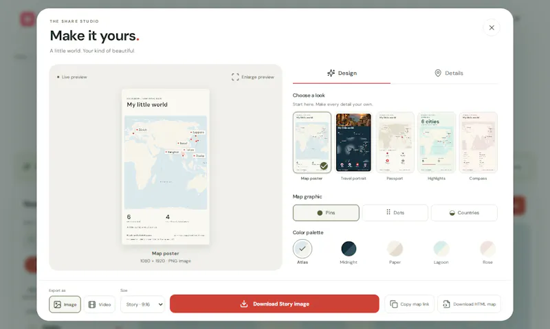 SoloSquare Travel Map screenshot 3
