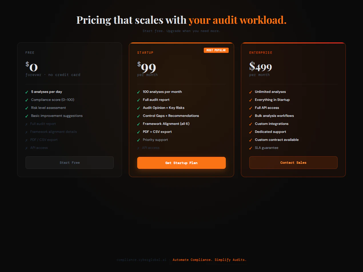 Compliance AI 截图 5