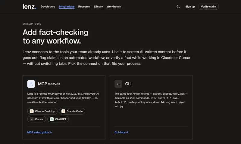 Lenz screenshot 4