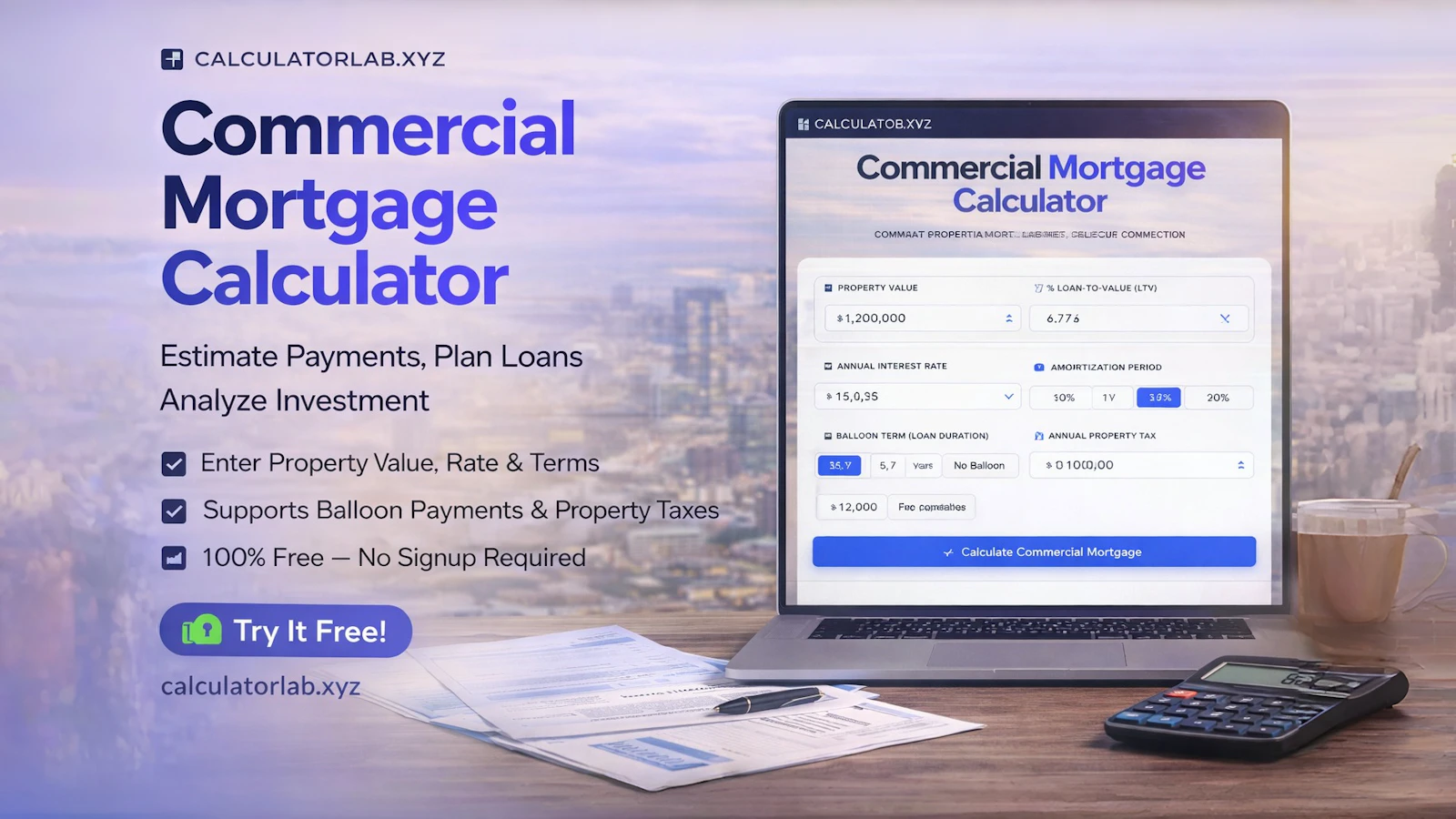 Commercial Mortgage Calculator screenshot 1