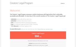 Creators' Legal Program media 1