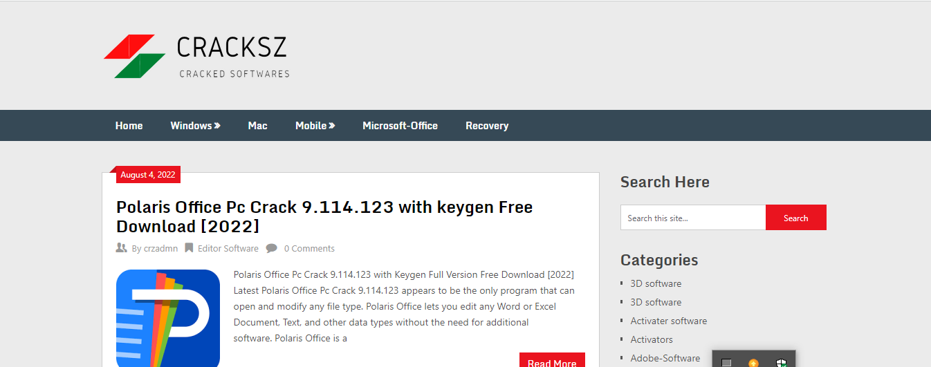 Polaris Office PC crack media 1