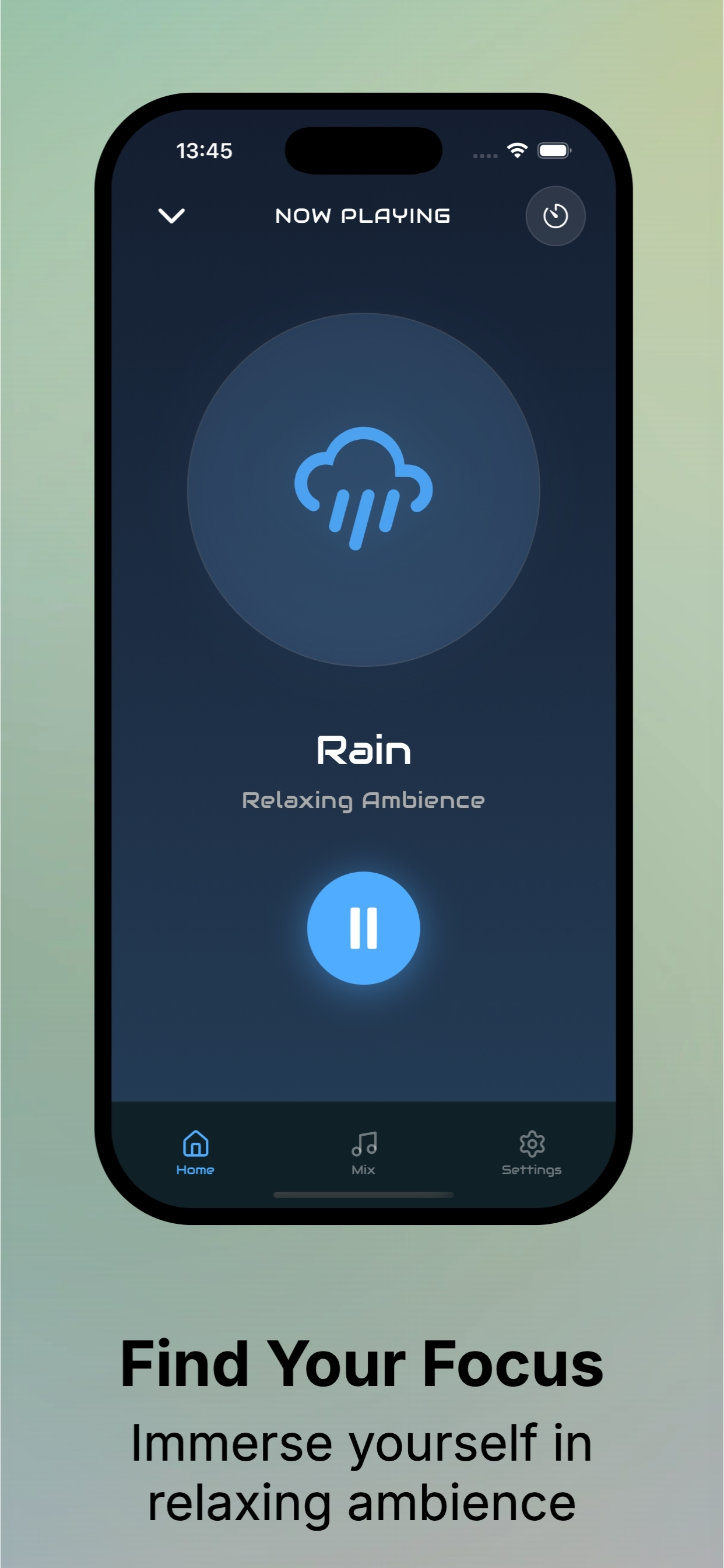 Calmify: Relax & Sleep Sounds - Main product screenshot demonstrating key features and user interface