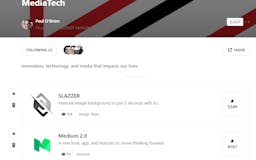 Product Hunt Collection of Media Tech media 1
