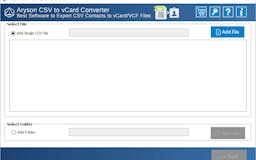 Aryson CSV to vCard Converter media 1
