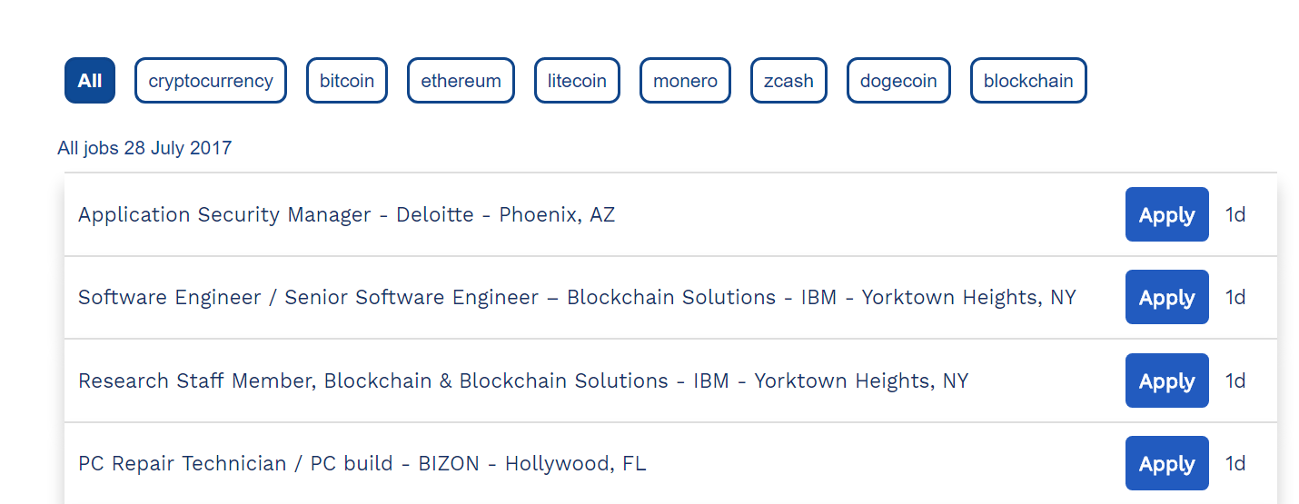 Blockchain Developer Jobs gallery image