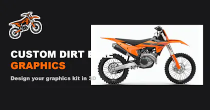 Custom Dirt Bike Graphics AI gallery image