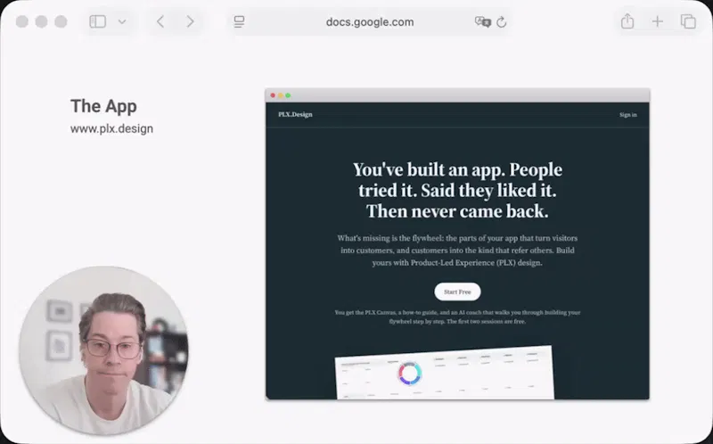 Product-Led Experience  screenshot 1 (video preview)