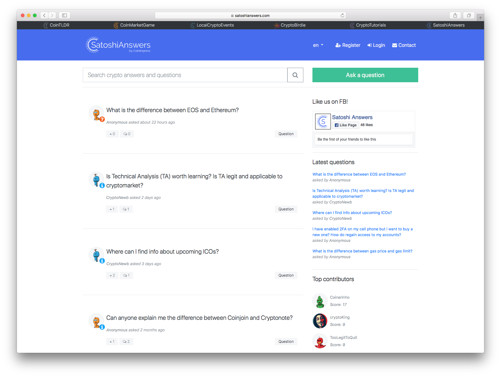 Satoshi Answers (shut down) gallery image