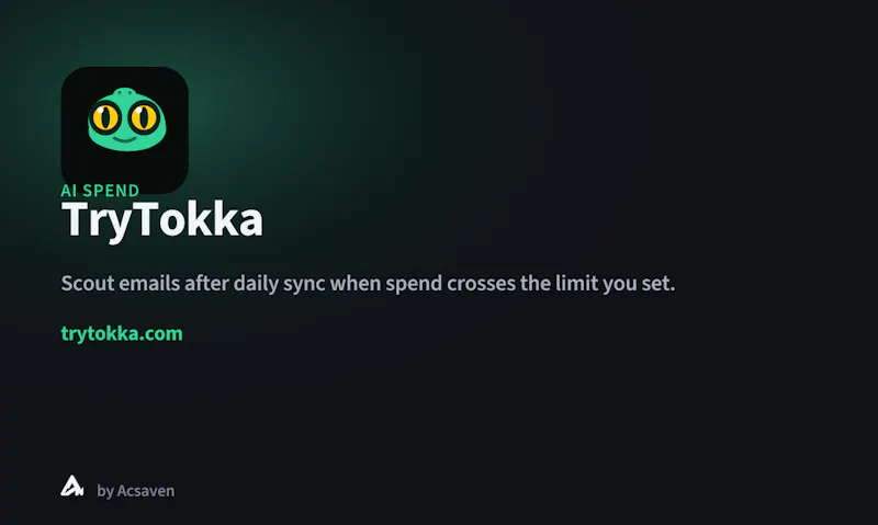 TryTokka screenshot 2