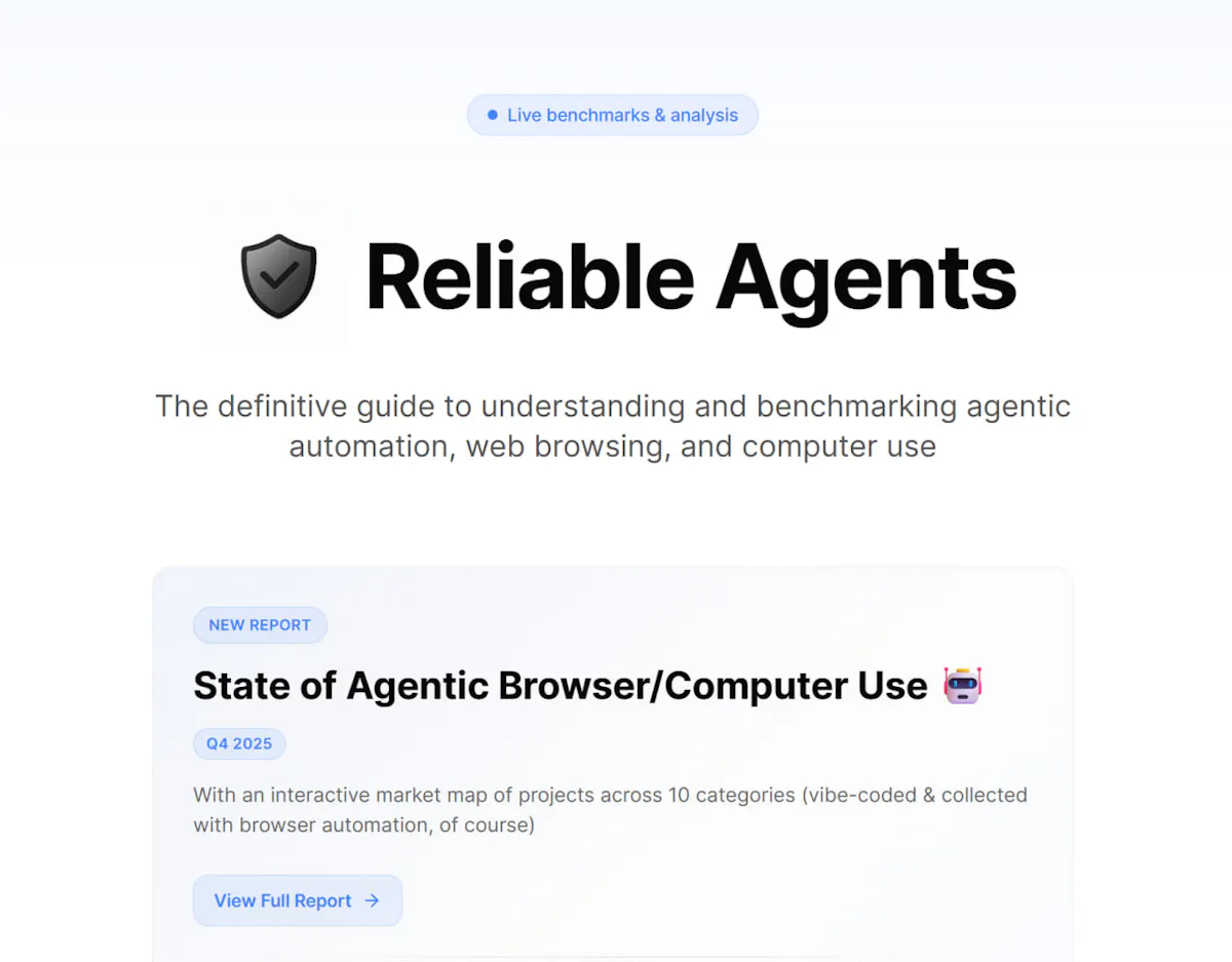 Reliable Agents